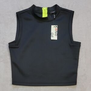 Women's Black Sleeveless Top